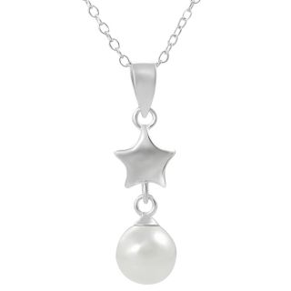 Tressa Sterling Silver Faux Pearl and Star Necklace Today $24.49