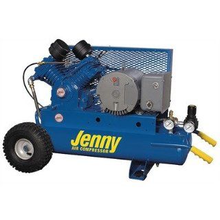 30 Gallon 5 HP Electric Motor 230 Volt Two Stage Wheeled Portable