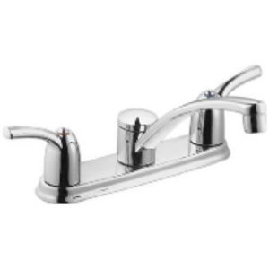 Moen 87412 Chrome 2 Handle Kitchen Faucet