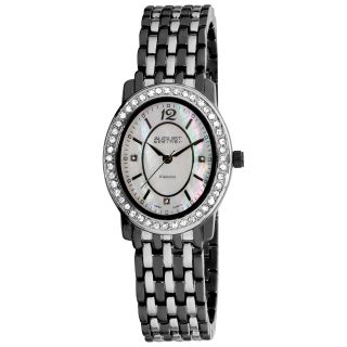 August Steiner Womens Dazzling Diamond Oval Bracelet Watch Today $66