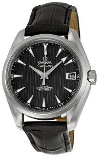 Omega Mens 231.13.39.21.06.001 Black Dial Seamaster Aqua Terra Watch