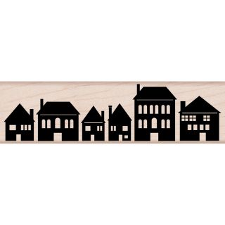 Hero Arts Mounted Rubber Stamps 3.75X3.25 Row Of Houses Today $9.99