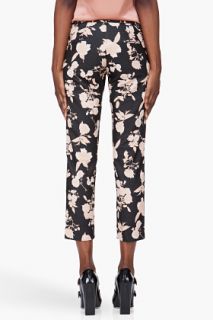 Suno Peach Rose Embossed Pants for women