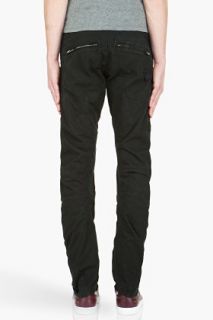 G Star Deep Green Aero Powel 3d Tapered Cargos for men