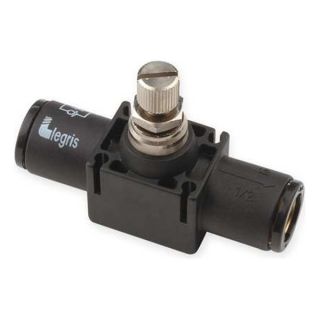 Legris 7770 56 00 FlowCntrl Regulator, Inline, 1/4"T, Tube