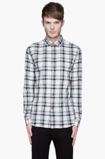 Paul Smith Jeans Green And Ivory Plaid Tailored fit Shirt for men