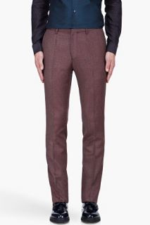 Kenzo Mottled Brown Formal Pants for men