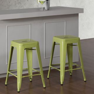 Tabouret 24 inch Limeade Metal Counter Stools (Set of 2) Today $89.99
