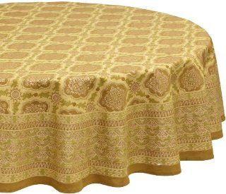 Mahogany Sultan Printed 70 Inch Round Cotton Tablecloth