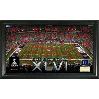 NFC Champs New York Giants Super Bowl XLVI Signature Gridiron Frame