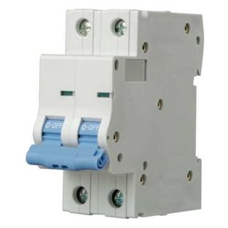 Dayton 5MLD6 Mini Ckt Breaker, C Curve, 2P, 10A, 440VDC