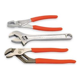 Crescent 1PHN6 Pliers/Wrench Set, 1 Wrench, 2 Pliers, 3 PC