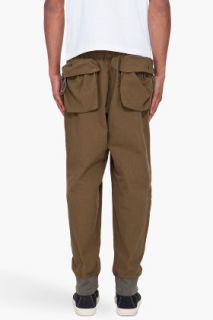 Y 3 Mods Green Pocket Pants for men