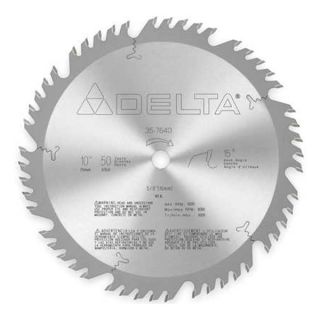 Delta 35 7640 Circular Saw Bld, Crbde, 10 In, 50 Teeth