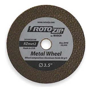 Rotozip RZMET2 Abrsv Cut Whl, 3 1/2 Dx0.062In T, PK2