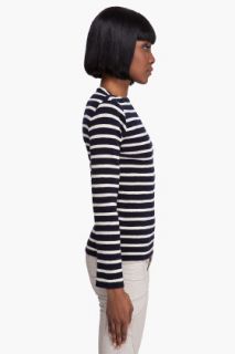 Comme Des Garçons Play  Worsted Wool Patch Sweater for women