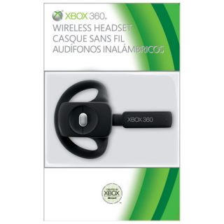Xbox 360   Wireless Headset (Black)   By Microsoft