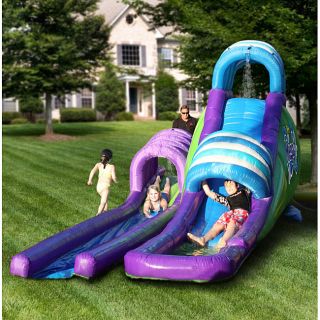 KidWise Dual Mega Inflatable Water Slide