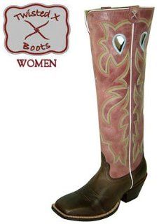 Boots Western Cowboy Buckaroo WBKL002 Womens Chocolate Shoes