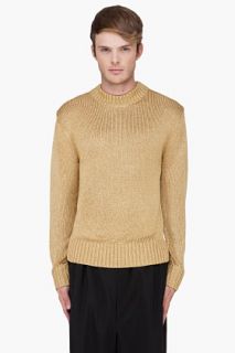 SLVR Gold Tech Knit Sweater for men