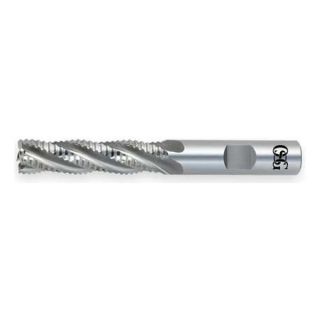 Osg 4511900 End Mill, Roughing, Co, 1 1/4, 6 FL, Sq End