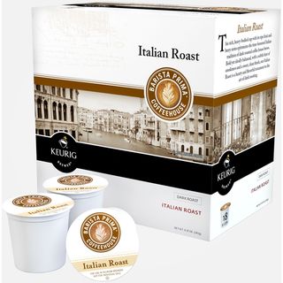 Barista Prima Italian Roast Coffee K Cups for Keurig Brewers (Case of