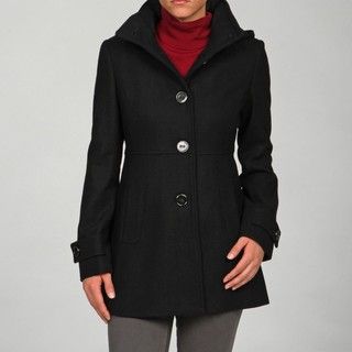 Kenneth Cole Womens Hooded Coat FINAL SALE