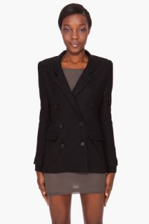 Smythe Double Breasted Knit Blazer for women