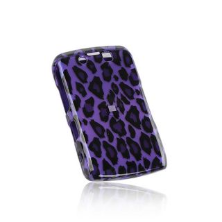Purple Leopard BlackBerry Storm II 9550 Protector Case