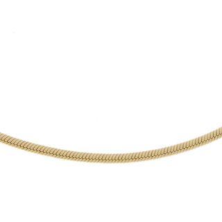 14k Yellow Gold Snake Chain Necklace (1mm) (16 24 inches)