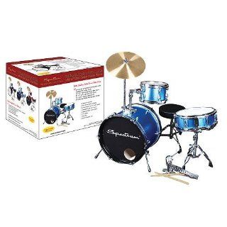 Spectrum Electric Three Piece Junior Drum Kit in Blue