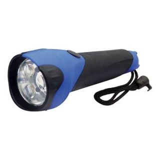 Westward 5RHT4 Industrial Flashlight, AA, LED, Black/Blue