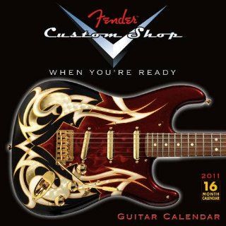 Fender Custom Shop Guitar 2011 Wall Calendar Office
