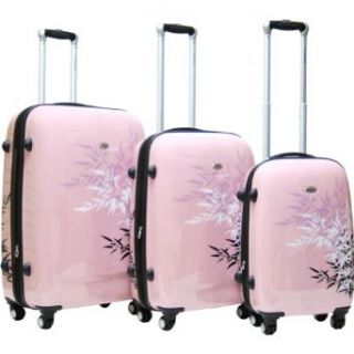 CalPak Bangkok 3 Piece Exp. Hardside Luggage Set (Pink