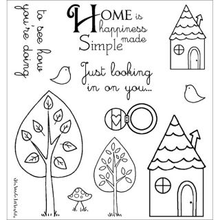 Darcies Grandmas House Cling Mounted Rubber Stamps