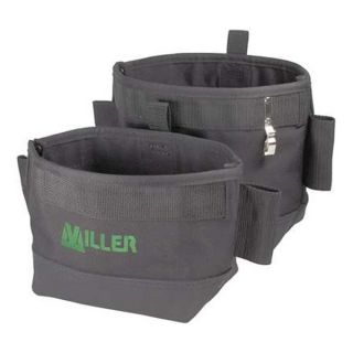 Miller By Honeywell RIA T5/6 Multi Pouch Tool Bag, Black, L, Nylon