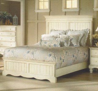 Queen Wilshire Panel Bed w/ Storage  White by Hillsdale