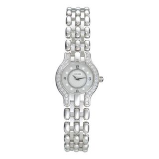 Concord Womens Veneto 18k White Gold Quartz Diamond Watch
