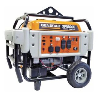Generac 5931 Portable Generator, Rated Watts8000, 410cc