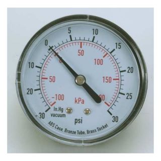 Approved Vendor 4FME1 Compound Gauge, 2 1/2 In, Vac to 30 Psi