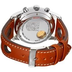 Frederique Constant Mens Healey Automatic Chronograph Leather Watch
