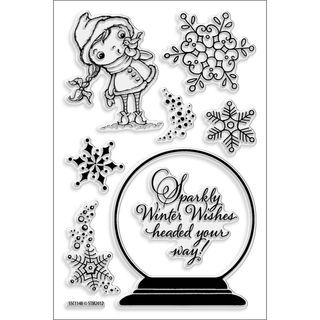 Stampendous Snowglobe Kiddo 4x6 inch Perfectly Clear Stamps