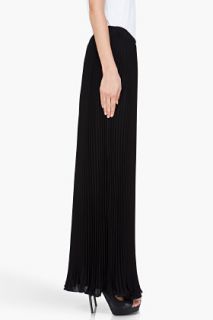 Theory Black Pleated Ulina Skirt for women