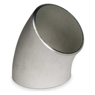 Approved Vendor 201F104L Elbow, 45 Deg, 1 In, 304 Stainless Steel