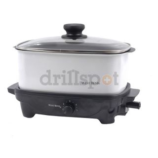 West Bend 84755 5 QT Oblong Slow Cooker