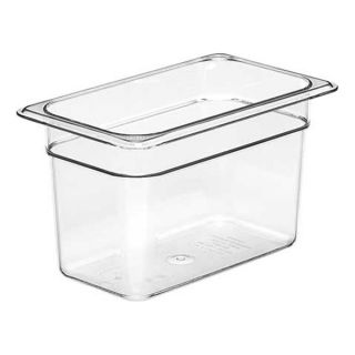 Cambro CA46CW135 Food Pan, Fourth Size, Clear, PK 6