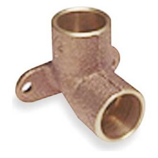 Nibco C7075 1/2 Drop Ear Elbow, 90 Deg, 1/2 In, Copper