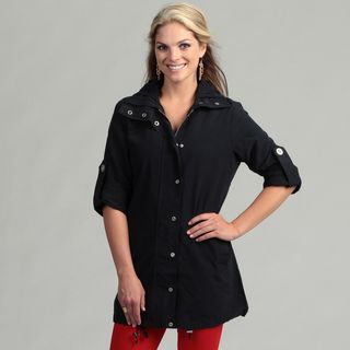 Live A Little Womens Navy Active Topper Jacket