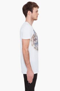 Balmain White Acute T shirt for men