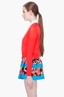 Thakoon Red Wool Cardigan for women